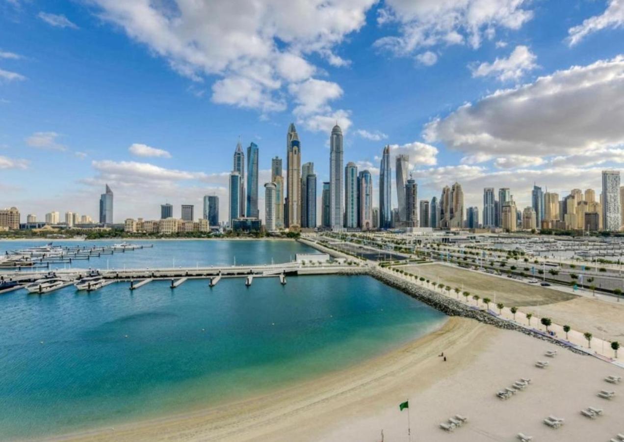 Ultra Luxury Emaar Beachfront - Private Beach And Pool Dubai Luaran gambar