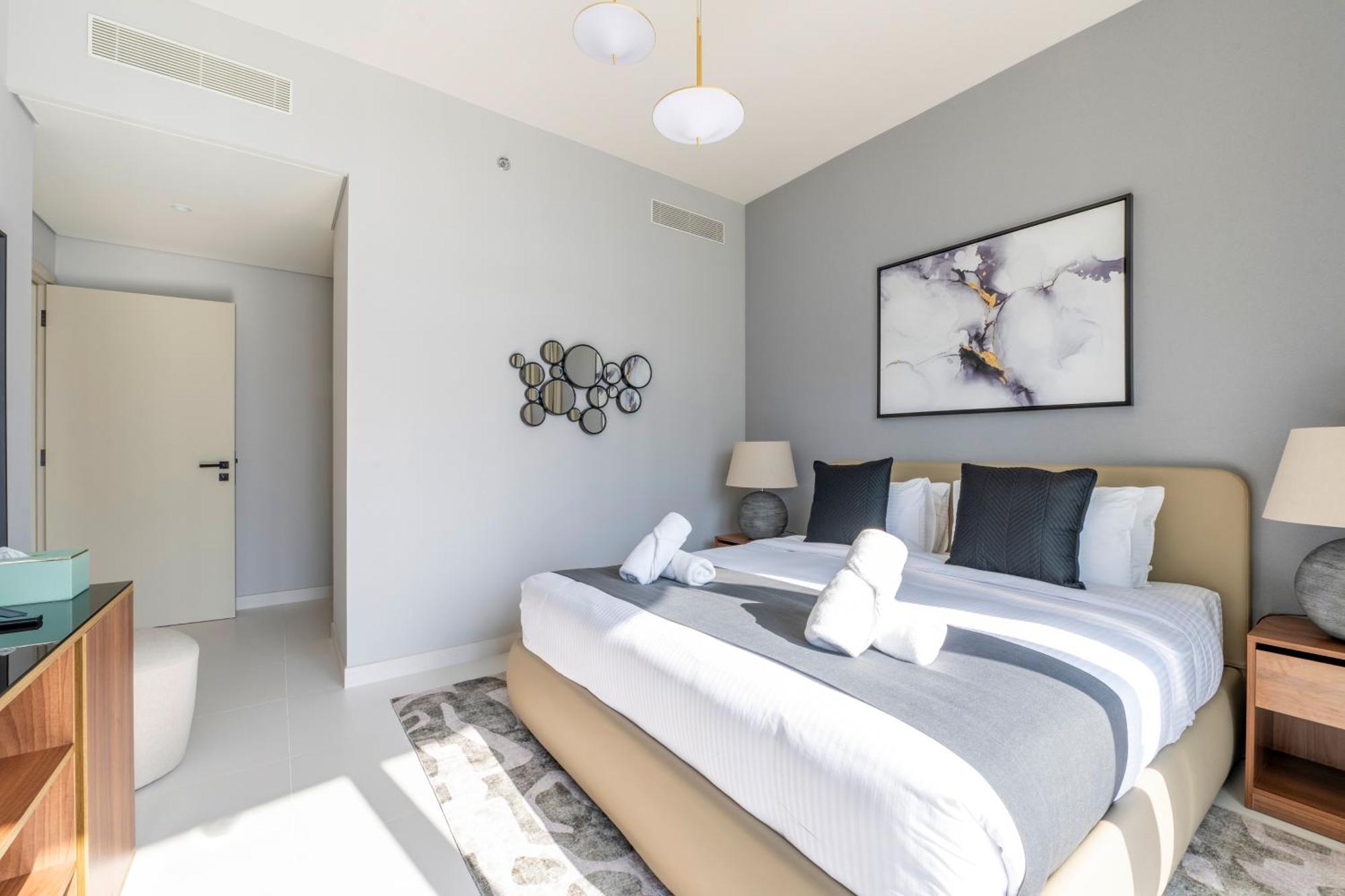 Ultra Luxury Emaar Beachfront - Private Beach And Pool Dubai Luaran gambar