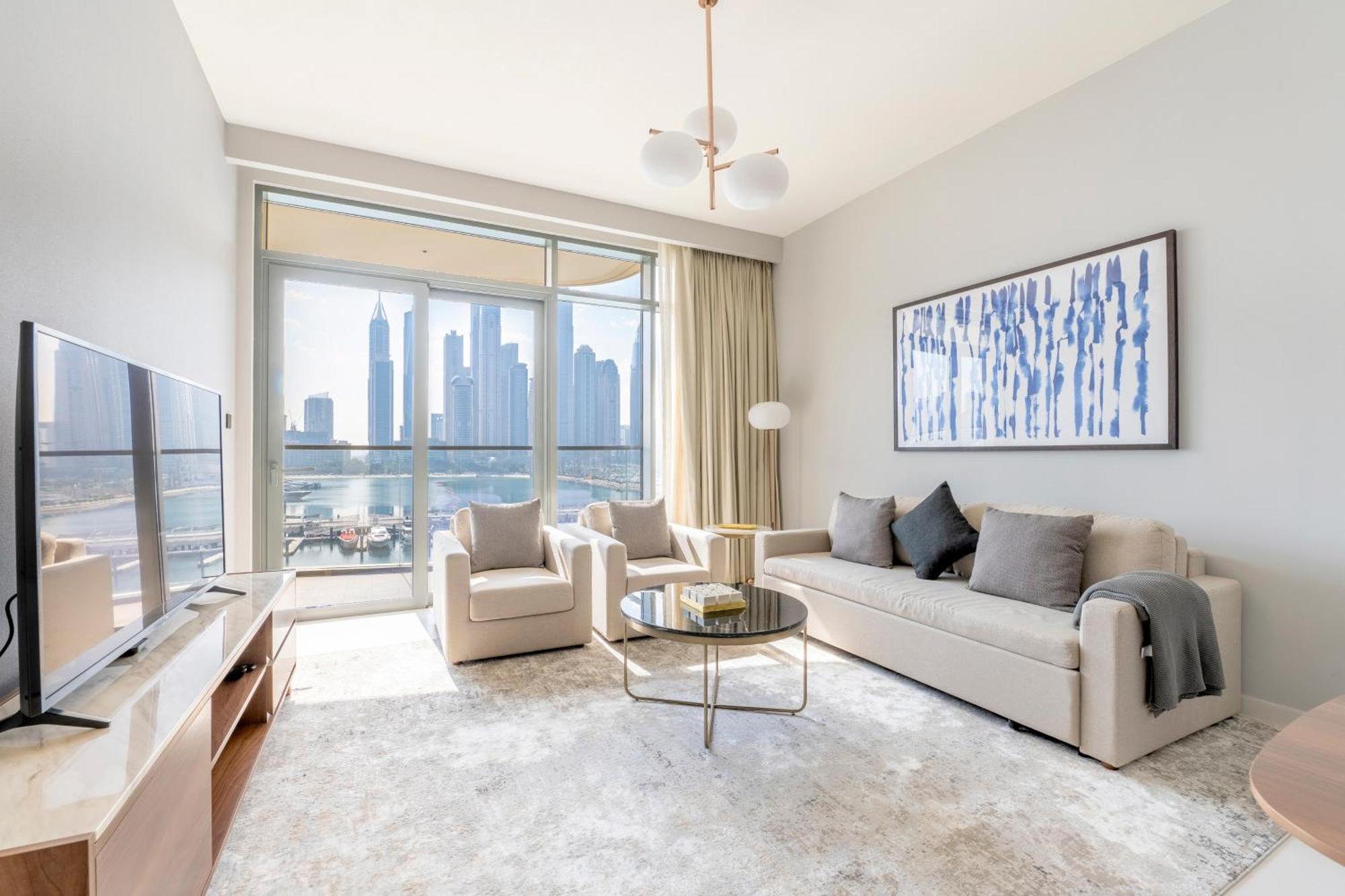 Ultra Luxury Emaar Beachfront - Private Beach And Pool Dubai Luaran gambar