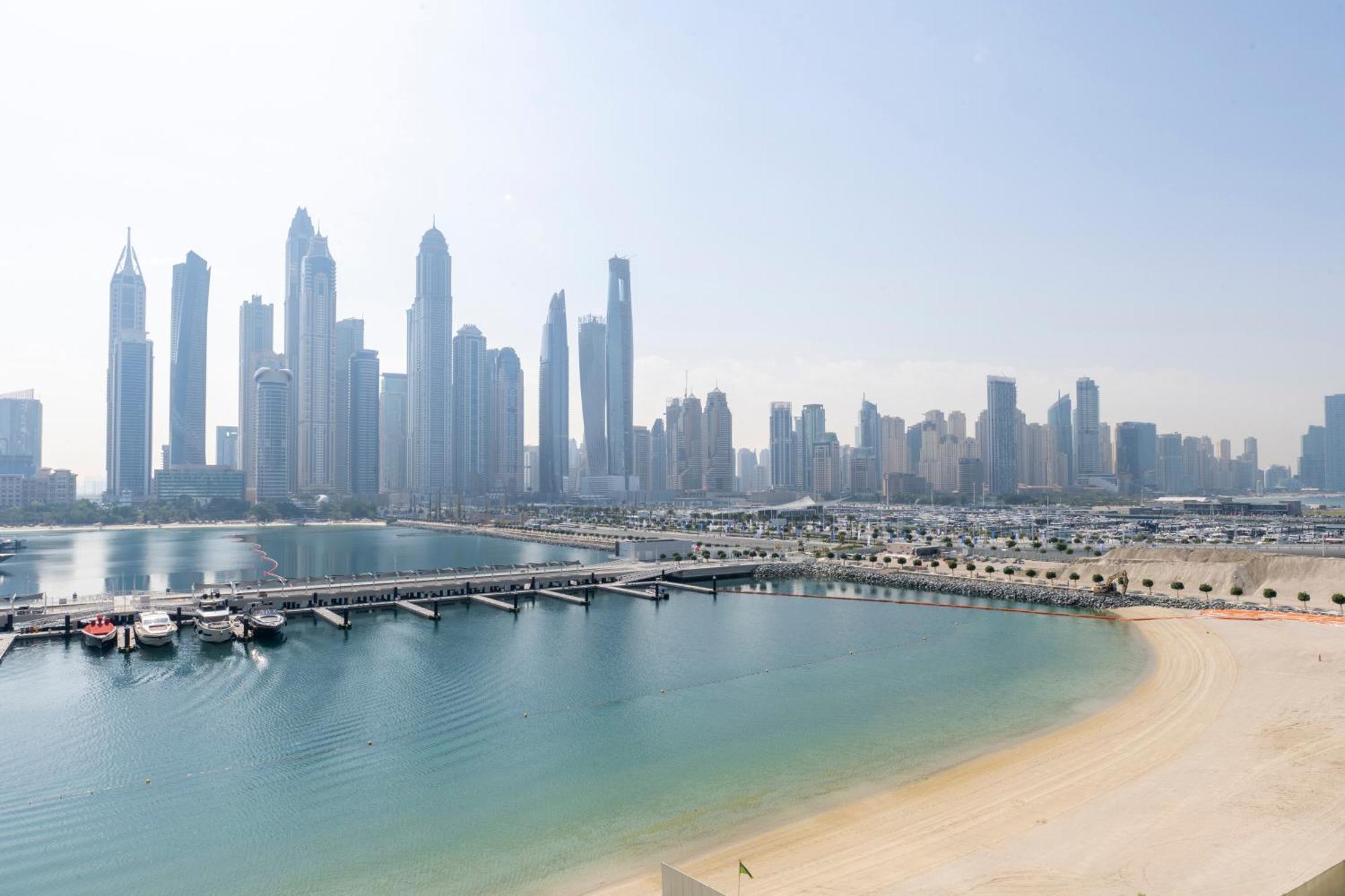 Ultra Luxury Emaar Beachfront - Private Beach And Pool Dubai Luaran gambar
