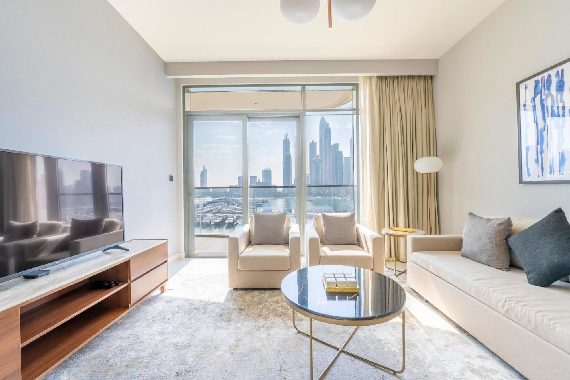 Ultra Luxury Emaar Beachfront - Private Beach And Pool Dubai Luaran gambar