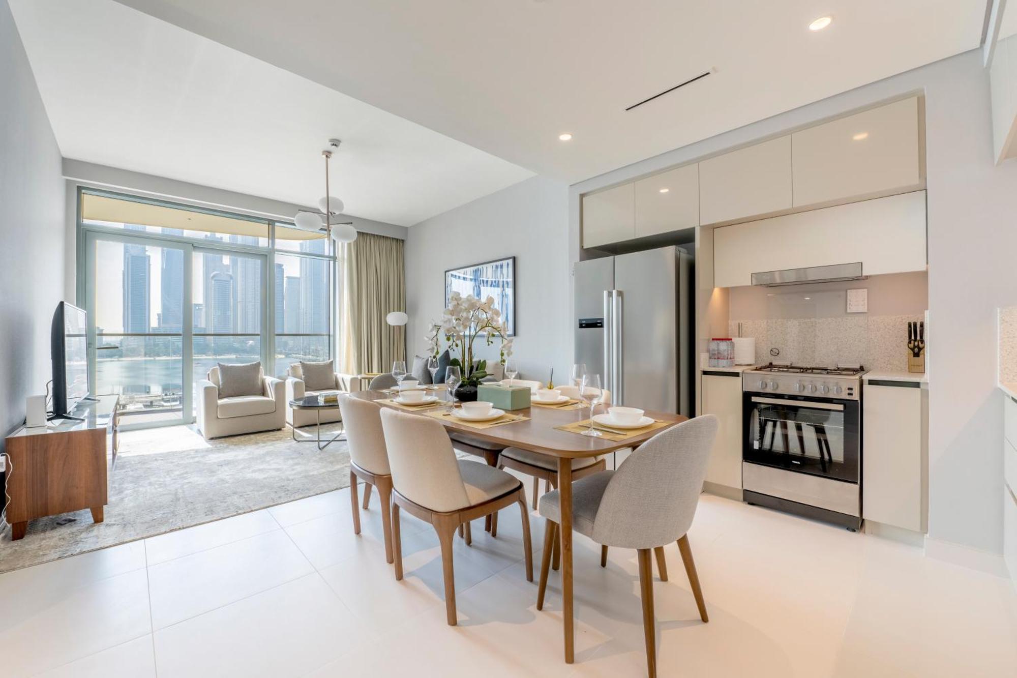 Ultra Luxury Emaar Beachfront - Private Beach And Pool Dubai Luaran gambar